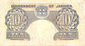 Jamaica, 10 Shilling, P39 v5