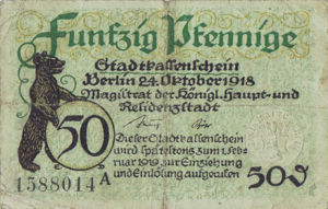 Germany, 50 Pfennig, B27.1c