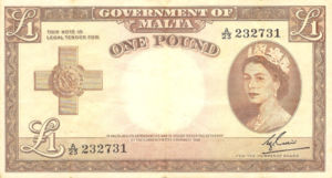 Malta, 1 Pound, P24a
