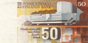 Finland, 50 Markka, P114a