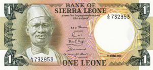 Sierra Leone, 1 Leone, P5c