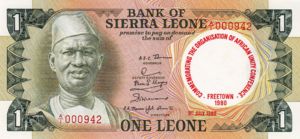 Sierra Leone, 1 Leone, P10