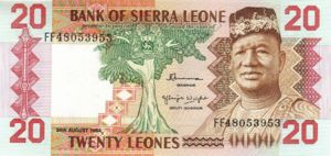 Sierra Leone, 20 Leone, P14b