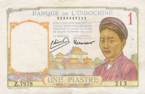 French Indochina, 1 Piastre, P54d