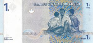 Congo Democratic Republic, 1 Franc, P85a