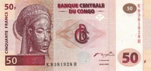 Congo Democratic Republic, 50 Franc, P91a