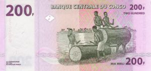 Congo Democratic Republic, 200 Franc, P95aNew