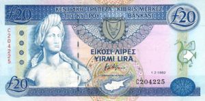 Cyprus, 20 Pound, P56a