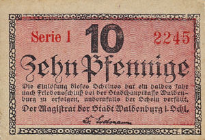 Germany, 10 Pfennig, W3.12a