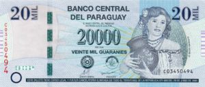 Paraguay, 20,000 Guarani, P230b