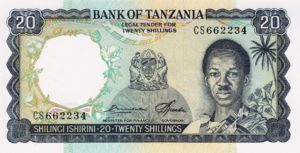 Tanzania, 20 Shilling, P3e