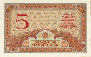 Madagascar, 5 Franc, P35 Sign.2