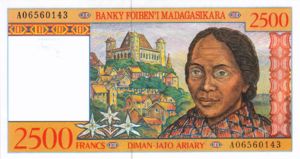 Madagascar, 500/2500 Ariary/Franc, P81