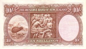 New Zealand, 10 Shilling, P158d