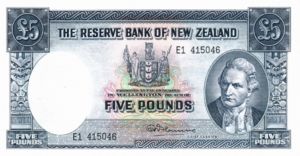 New Zealand, 5 Pound, P160c