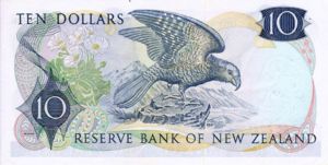 New Zealand, 10 Dollar, P166d