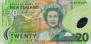 New Zealand, 20 Dollar, P187a