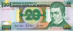 Honduras, 20 Lempira, P73a