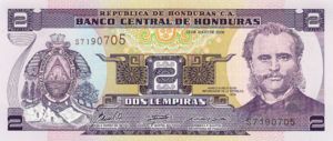 Honduras, 2 Lempira, P80Af