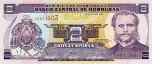 Honduras, 2 Lempira, P90