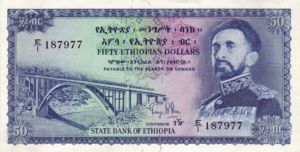 Ethiopia, 50 Dollar, P22a
