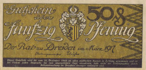 Germany, 50 Pfennig, D30.2b