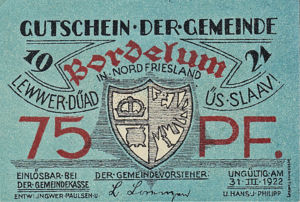 Germany, 75 Pfennig, 143.1