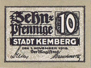 Germany, 10 Pfennig, K19.1b