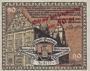 Germany, 90 Pfennig, 456.9a