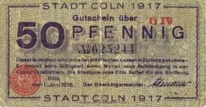 Germany, 50 Pfennig, K30.5d