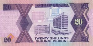 Uganda, 20 Shilling, P29b