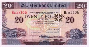 Ireland, Northern, 20 Pound, P337New