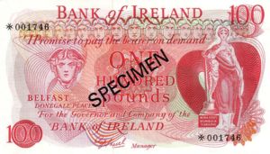 Ireland, Northern, 100 Pound, CS1 v1