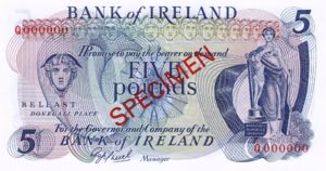 Ireland, Northern, 5 Pound, P62bs