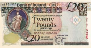 Ireland, Northern, 20 Pound, P76b