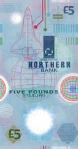 Ireland, Northern, 5 Pound, P203a