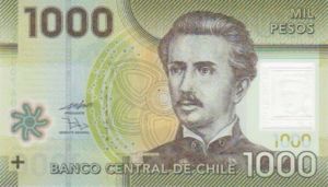 Chile, 1,000 Peso, P161New