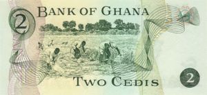 Ghana, 2 Cedi, P14c v1