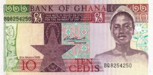 Ghana, 10 Cedi, P20d
