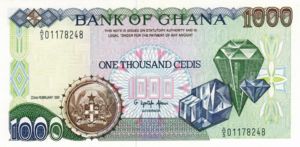 Ghana, 1,000 Cedi, P29a