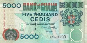 Ghana, 5,000 Cedi, P34f