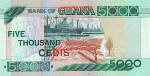 Ghana, 5,000 Cedi, P34i