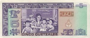 Guatemala, 5 Quetzal, P74a Sign.1