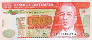 Guatemala, 50 Quetzal, P105