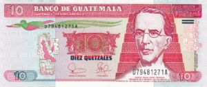 Guatemala, 10 Quetzal, P107
