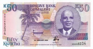 Malawi, 50 Kwacha, P28b