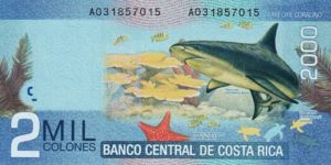 Costa Rica, 2,000 Colones, P275
