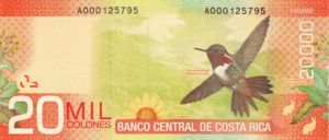 Costa Rica, 20,000 Colones, P278