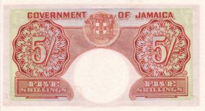 Jamaica, 5 Shilling, P37b v1
