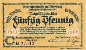 Germany, 50 Pfennig, O29.3b